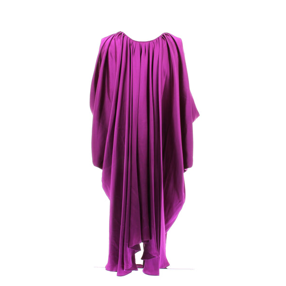 Robe en soie violette