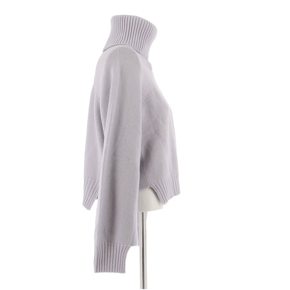 Pull col roulé en laine