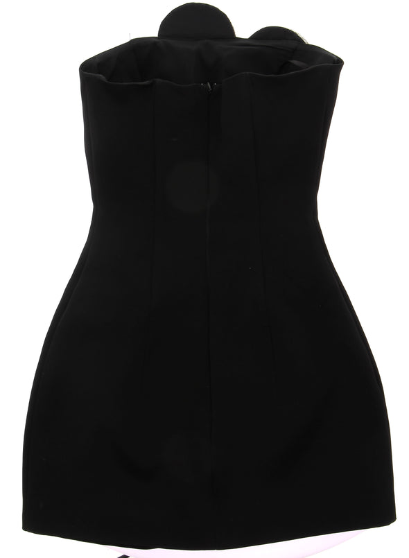 Mini robe bustier avec un cœur