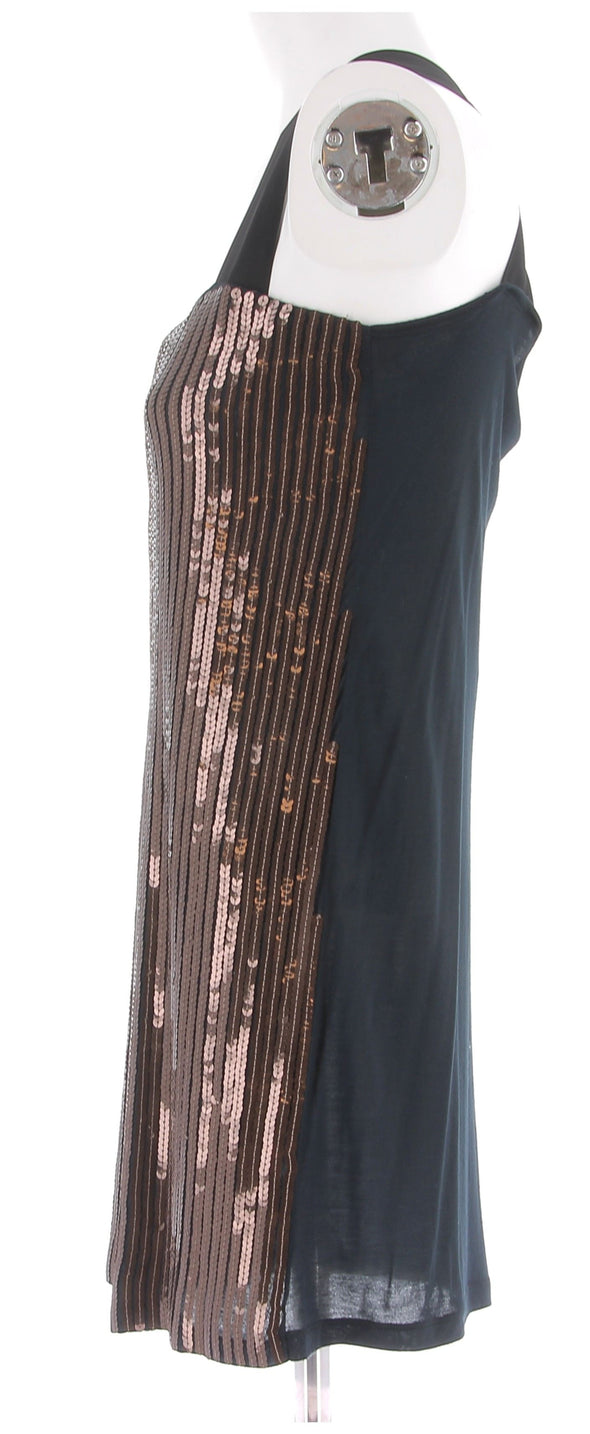 Robe noire à sequins