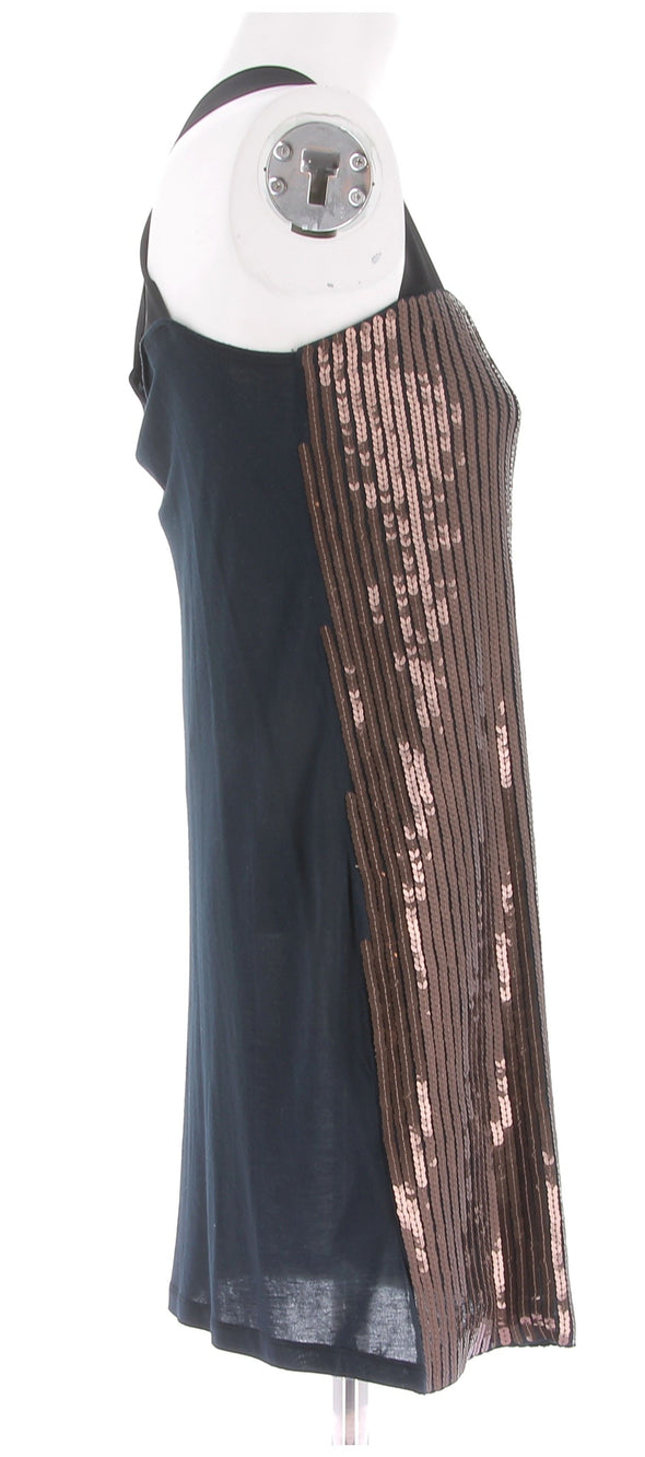 Robe noire à sequins