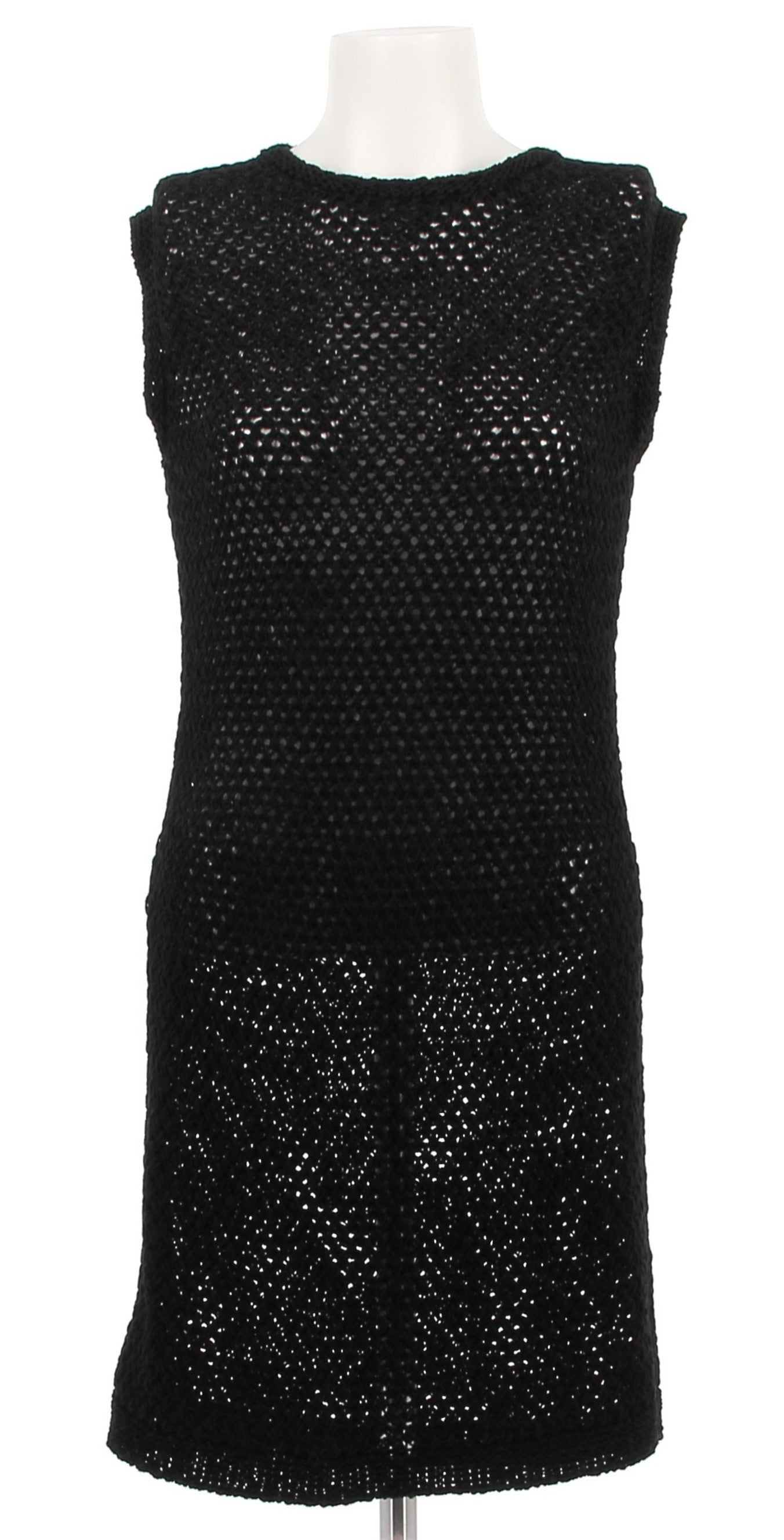chanel crochet dress Black cotton pre-owned – Personal Seller Paris Satin Blazer Dress by reflects the maisons commitment Size:XSM TALL fantasy bridal