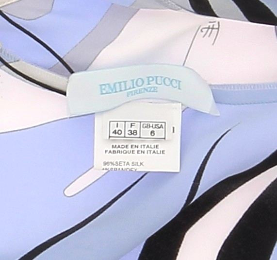 Robe en soie à imprimés