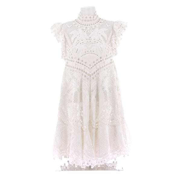 Robe en soie blanche