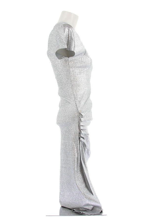 Robe argentée