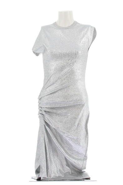 Robe argentée