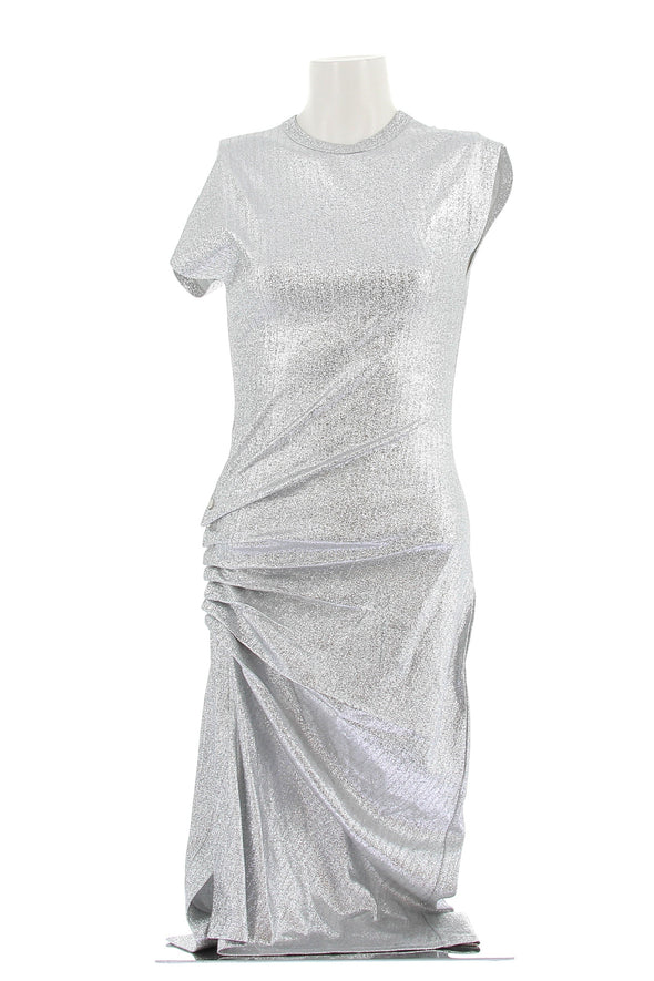 Robe argentée