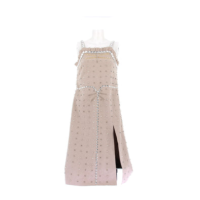 Robe en laine à ornements