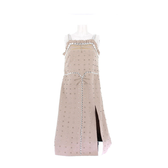 Robe en laine à ornements