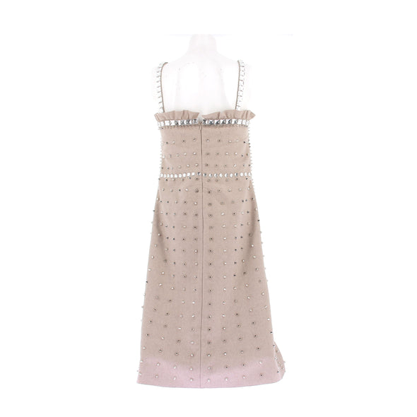 Robe en laine à ornements