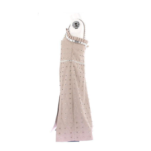 Robe en laine à ornements