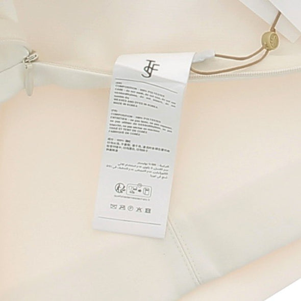 Robe trapèze blanche