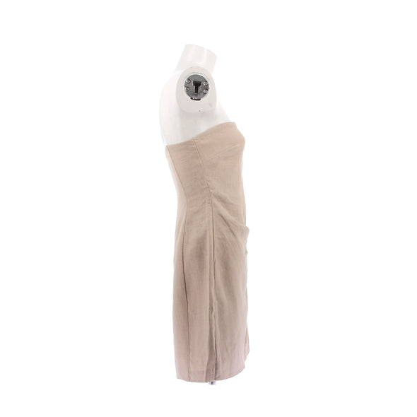 Robe bustier en lin