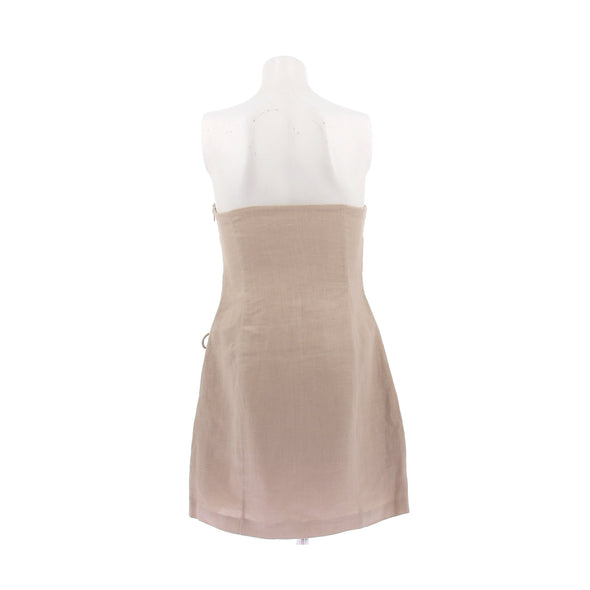 Robe bustier en lin