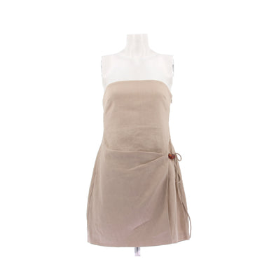 Robe bustier en lin
