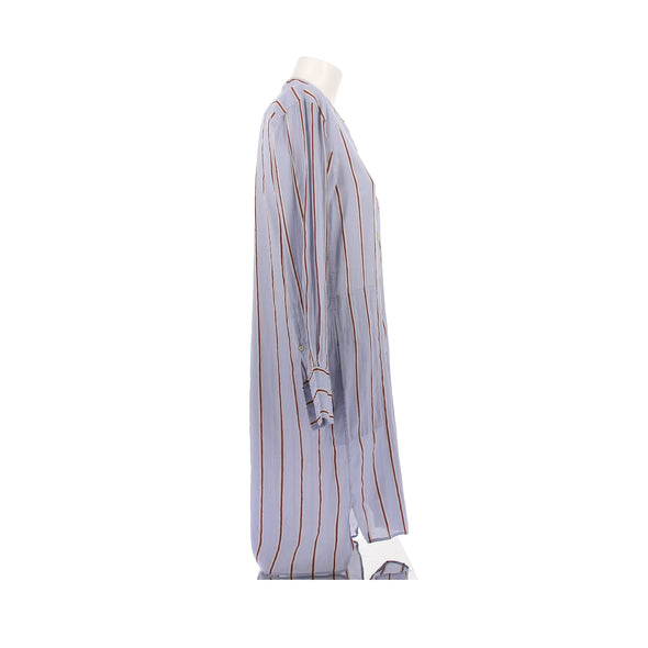 Robe chemise à rayures