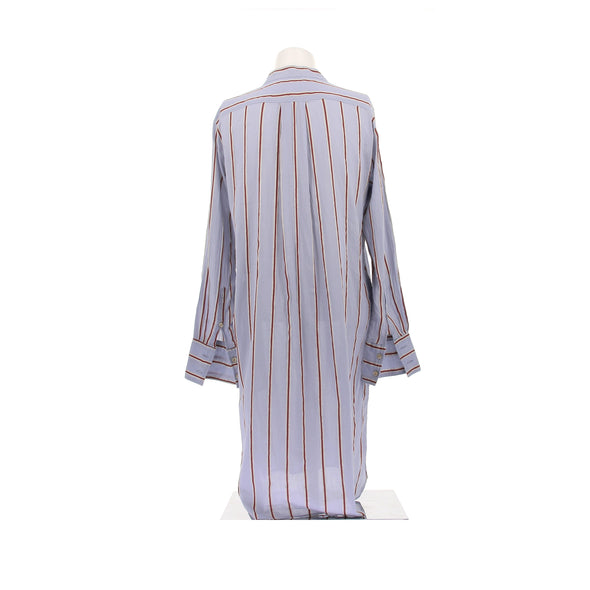Robe chemise à rayures