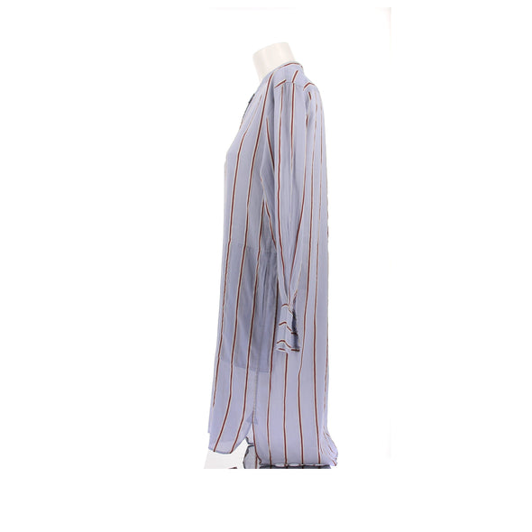 Robe chemise à rayures