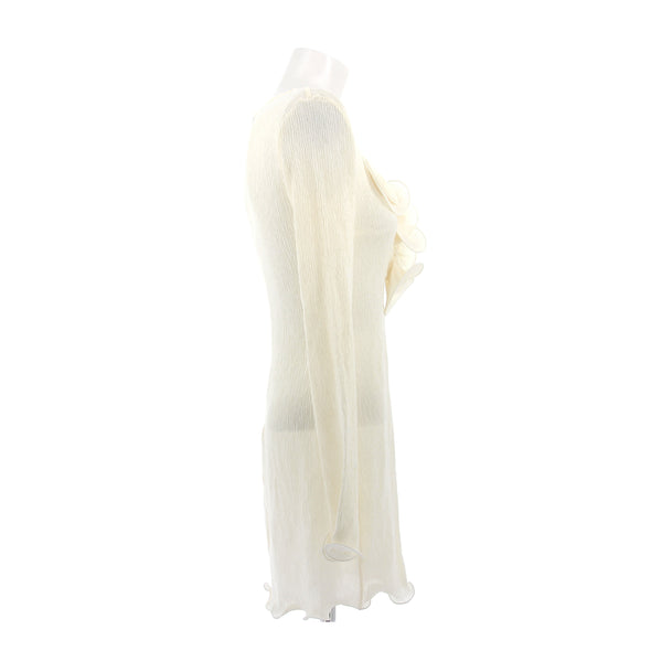 Robe de plage crème