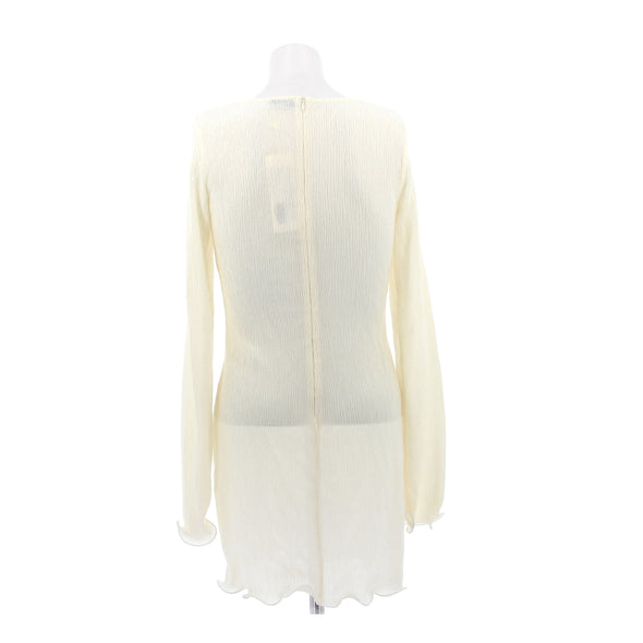 Robe de plage crème
