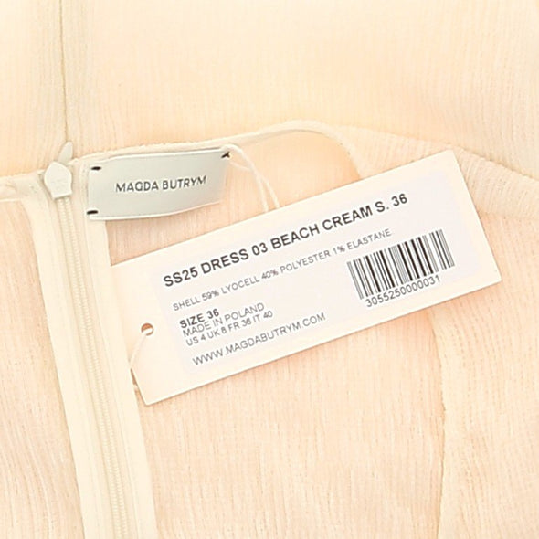 Robe de plage crème
