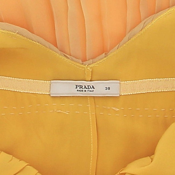Robe en soie beige