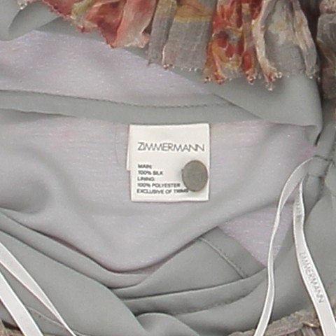 Robe en soie imprimée