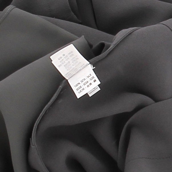 Robe en soie grise