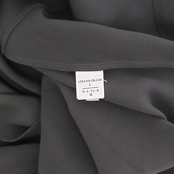 Robe en soie grise