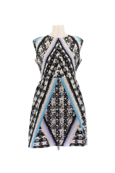 Robe en soie imprimée