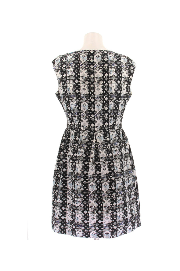 Robe en soie imprimée