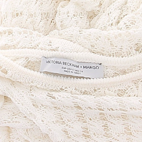 Robe en maille blanche