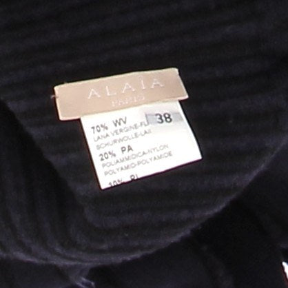 Robe en laine marine