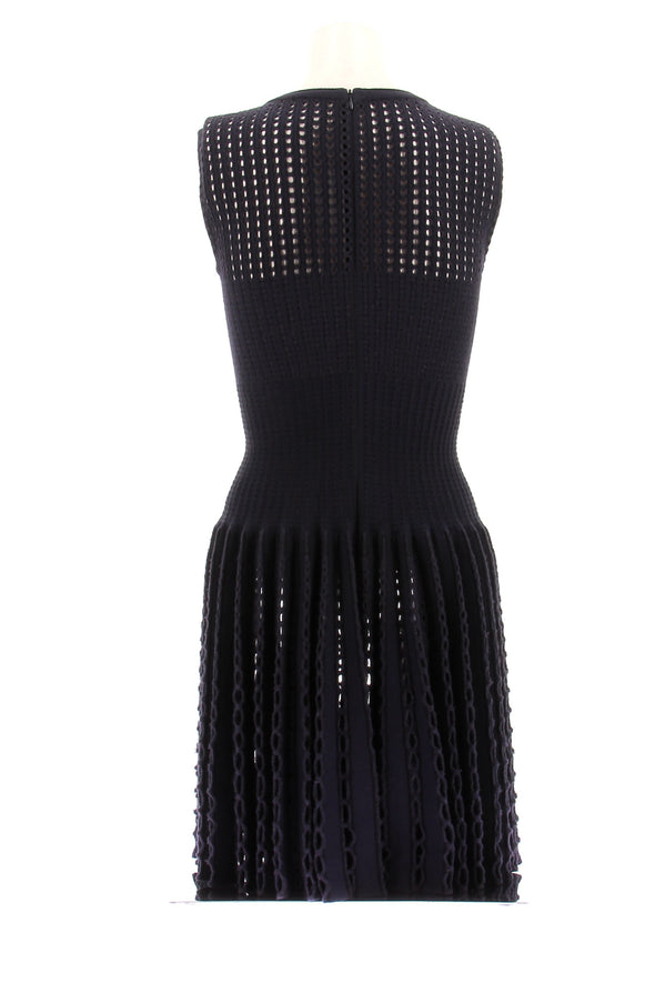 Robe en laine marine