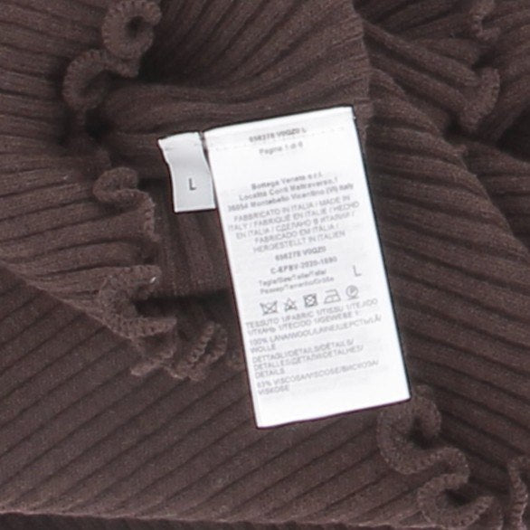 Robe en laine marron