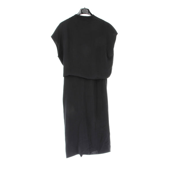 Robe en soie noire