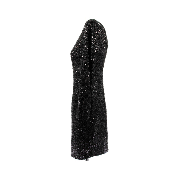 Robe en soie à sequins