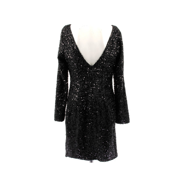 Robe en soie à sequins