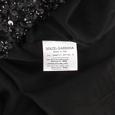 Robe en soie à sequins