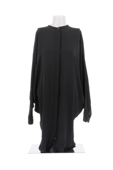 Robe en soie noire