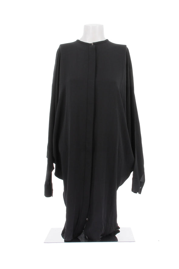 Robe en soie noire