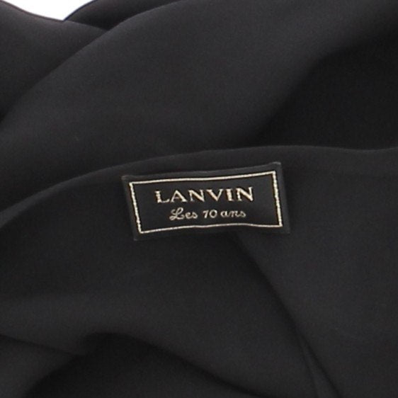 Robe en soie noire