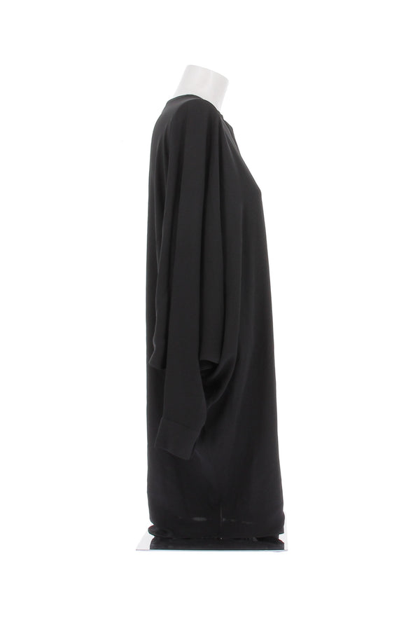 Robe en soie noire