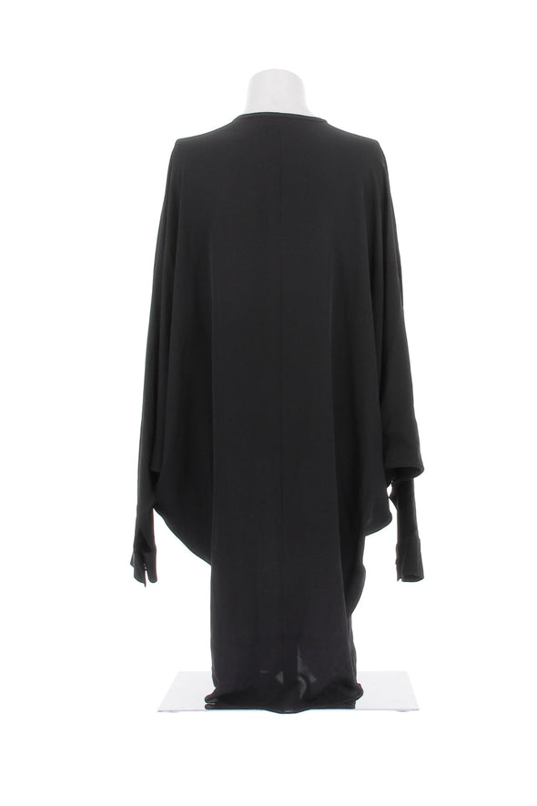Robe en soie noire