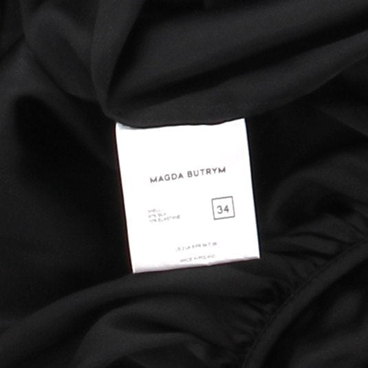 Robe en soie noire