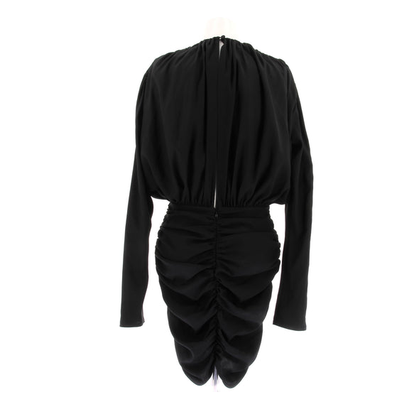 Robe en soie noire