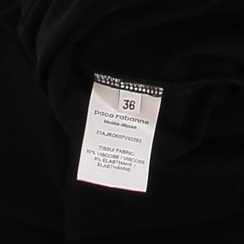 Robe asymétrique noire