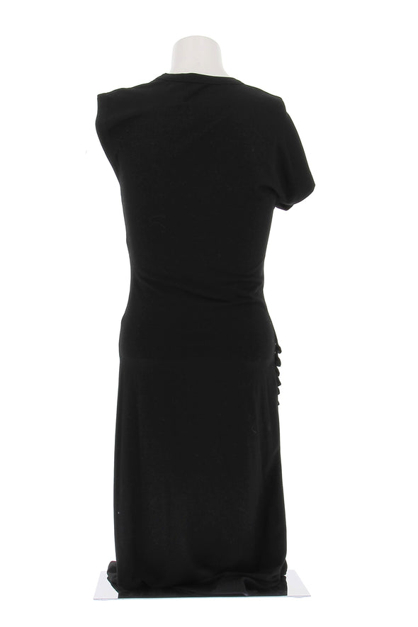 Robe asymétrique noire