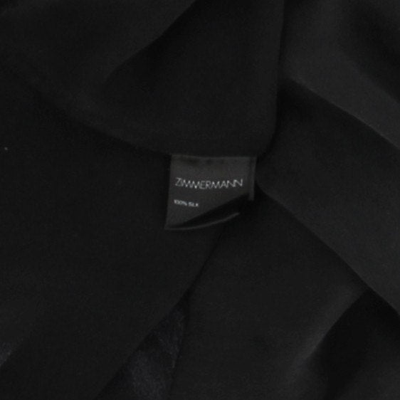 Robe en soie noire