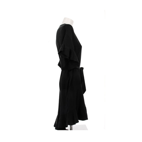 Robe en soie noire